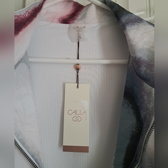 CALIA by Carrie Underwood airbrush crystal multi lined jacket coastal wicking S - Picture 5 of 6